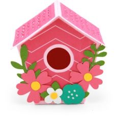 3D Single Cut BirdHouse Tall