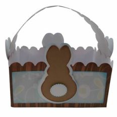 3D - Chocolate Bunny Easter Basket