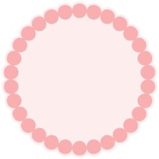 Scallop Circle Frame