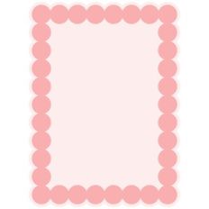 Scallop Rectangle Frame