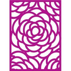 Rose Floral Cardmaking Base