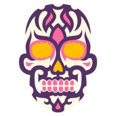 Sugar Skull for Cinco de Mayo and Halloween