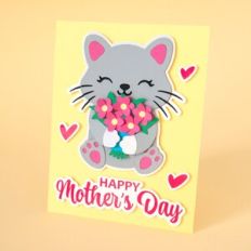Mothers Day Cat Card