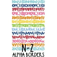 alphabet borders n-z