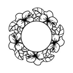 Hibiscus Tropical Frame