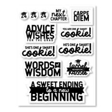 Happy Graduation Sentiments Sticker Sheet