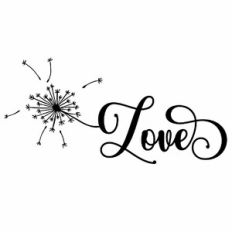 Love Dandelion Word