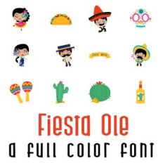 Fiesta Ole Full Color Font