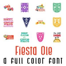 Fiesta Time Full Color Font