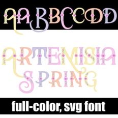 Artemisia Spring Color Font