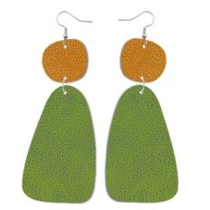 Dangling Leather Earrings