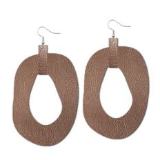 Dangling Leather Earrings