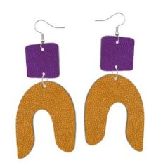Dangling Leather Earrings