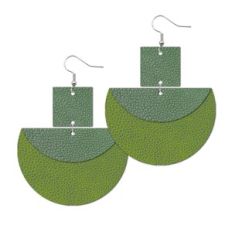 Dangling Leather Earrings