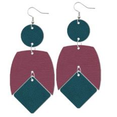 Dangling Leather Earrings