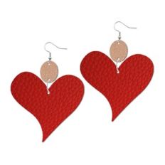 Dangling Leather Earrings