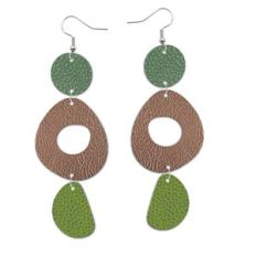 Dangling Leather Earrings