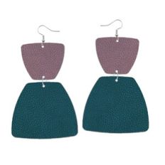Dangling Leather Earrings