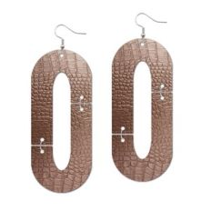 Dangling Leather Earrings