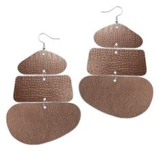 Dangling Leather Earrings