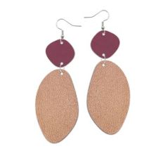 Dangling Leather Earrings
