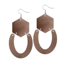 Dangling Leather Earrings