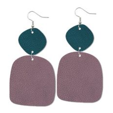 Dangling Leather Earrings