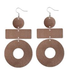 Dangling Leather Earrings