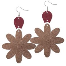 Dangling Leather Earrings