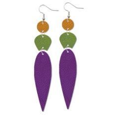 Dangling Leather Earrings