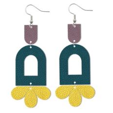 Dangling Leather Earrings