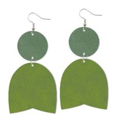 Dangling Leather Earrings