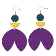 Dangling Leather Earrings