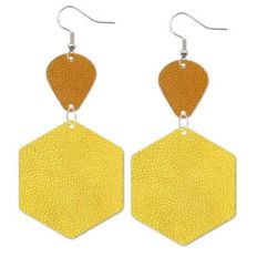 Dangling Leather Earrings