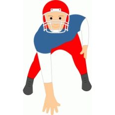 football defensive player