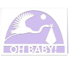 Oh Baby Stork Card