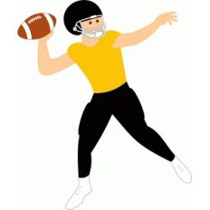 football offensive player
