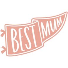 Best Mum Pennant Flag