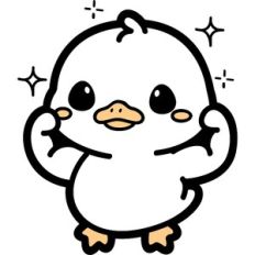 cute muscle duck