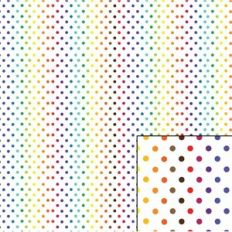 Digital Pattern Paper - Dark Rainbow Dots