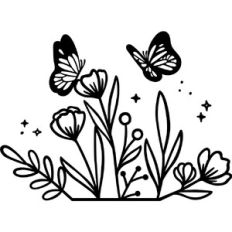 Butterflies Wildflowers