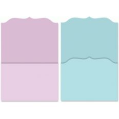 4x6 library card pockets set