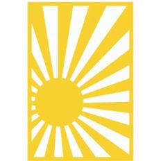 amanda mcgee sunburst mat stencil 4x6