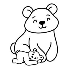 Mama Bear with Cub