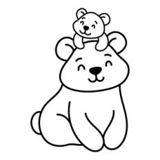 Mama Bear with Cub