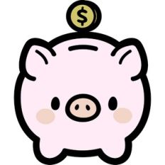 cute piggy bank