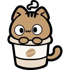 cute catpuccino