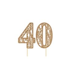 40th Birthday Cake Topper