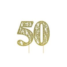 50th Birthday Cake Topper