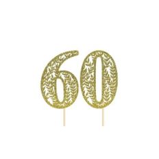 60th Birthday Cake Topper